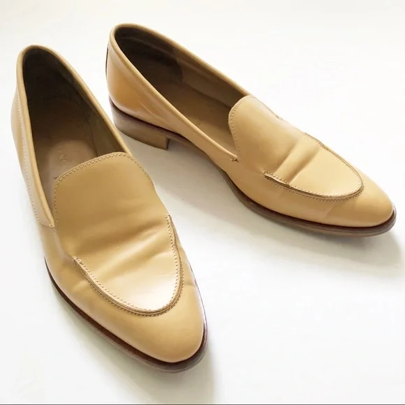 Everlane Womens Modern Leather Loafer Camel 9 - Picture 1 of 7
